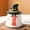 Black, variant on Halloween Ghost Mug with Witch Hat Lid, Cute Ceramic Tongue Sticking Funny Face Ghost Mug Coffee Cup Halloween Accessories Birthday Gifts for Kids Adult