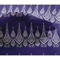 thumbnail image 5 of oneOone Viscose Chiffon Dark Blue Fabric Block Craft Projects Decor Fabric Printed By The Yard 42 Inch Wide, 5 of 5