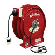 Reelcraft Single Receptacle Power Cord Reel Steel Series L5005 50'