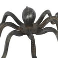 thumbnail image 5 of 12" x 4" Black Metal Octopus Sculpture with Long Tentacles and Suctions Detailing, by DecMode, 5 of 14