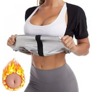 BIG SALES Sauna Shirt for Women Sauna Short Sleeve Sauna Sweat Vest Weight Loss Sauna Suit,Slimming Body Shaper Training Vest