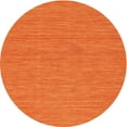 thumbnail image 1 of Ahgly Company Indoor Round Contemporary Orange Red Abstract Area Rugs, 6' Round, 1 of 6