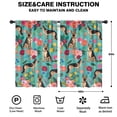 thumbnail image 2 of Blackout Kids Curtains,German Shepherd Dog and Flower Childrens Insulated Curtains Set Of 2,Bedroom Essentials,Toddler Room Decor 42x63in(106x160cm), 2 of 4