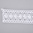 thumbnail image 1 of Encaje ajuste DIY algodón neto 4cm ancho 10 yardas elegante tela blanca encaje cinta para cortina ropa mantel artesanía, 1 of 8