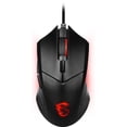 thumbnail image 2 of MSI Clutch GM08 Souris de Jeu, 4200 DPI, Capteur Optique, 3 Poids Réglables, Éclairage DEL Rouge, Conception Symétrique, 2 of 12