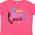thumbnail image 4 of Inktastic Lil Miss Pre K with Arrows and Hearts Girls Toddler T-Shirt, 4 of 5