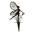 thumbnail image 4 of Estacas decorativas de hierro con forma de figuras de hadas para jardín exterior. Estilo B, 4 of 9