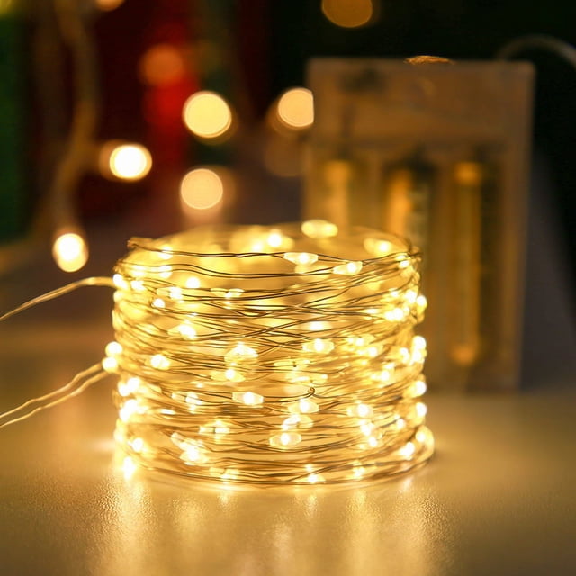 Lámpara de Alambre de Cobre MACHAO con 200 Lámparas LED de 20m Navidad
