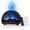 Black, variant on Christmas Fireplace Diffuser, 200 mL Essential Oil Diffuser with Flame Effect for Holiday Home Decor