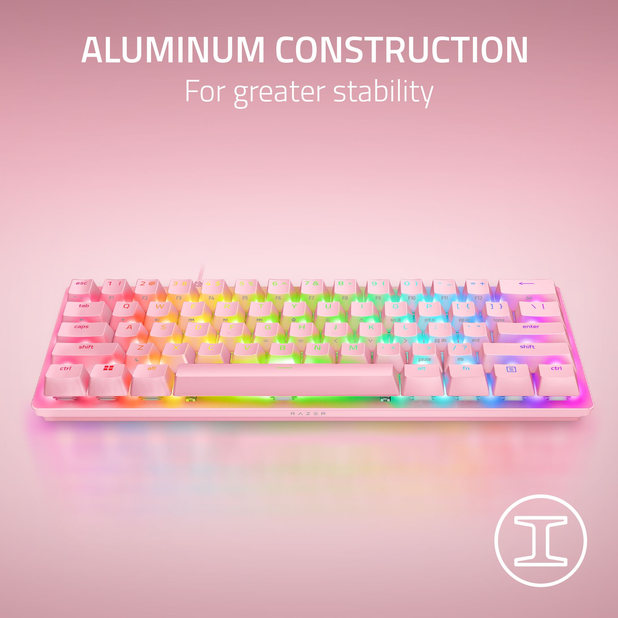 Razer Huntsman Mini 60% Optical Gaming Keyboard Quartz photo 7