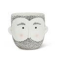 thumbnail image 1 of 6.5 in. Bearded Man Planter, White, 1 of 1