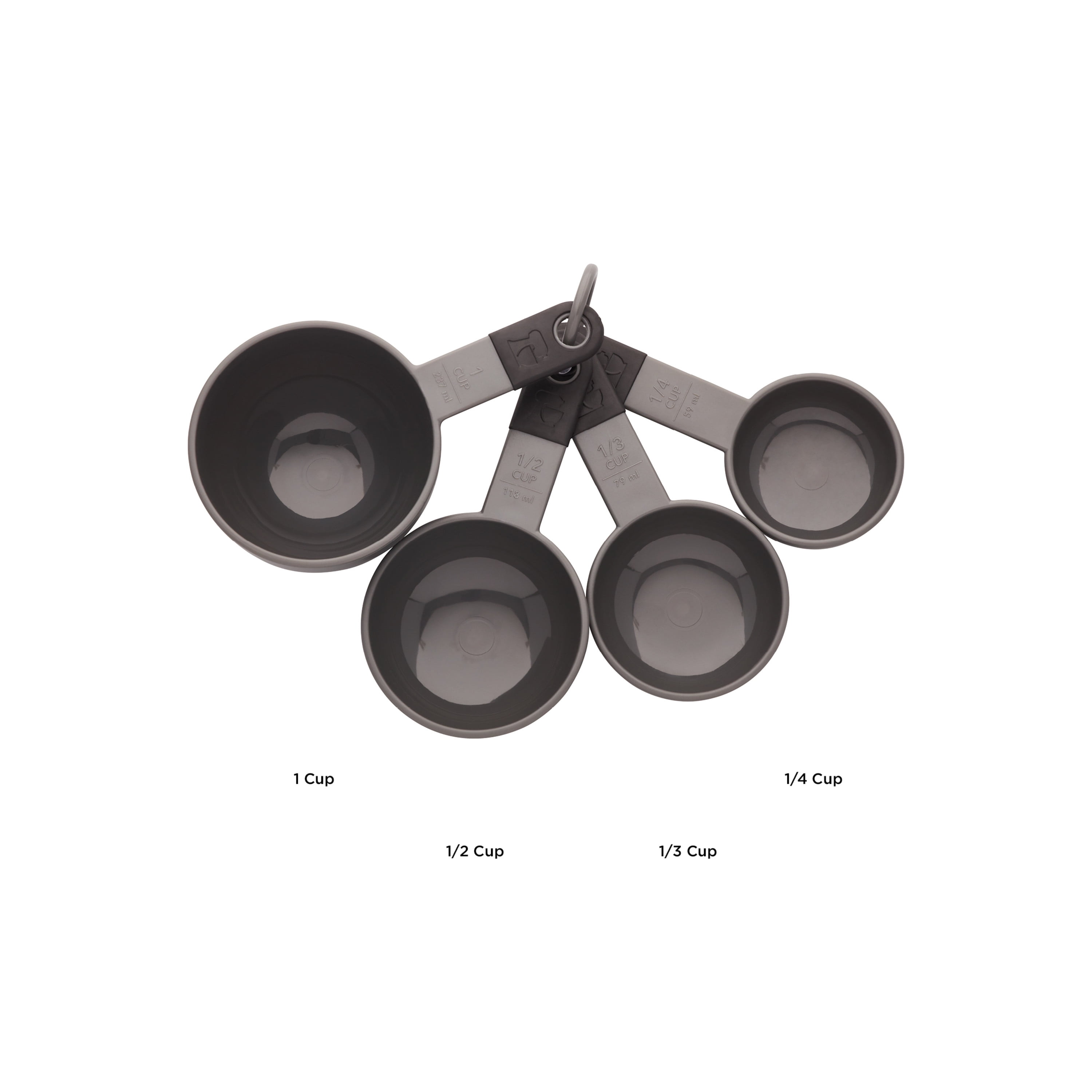 KitchenAid Measuring Cups - White/Black, 4 pc - Mariano's