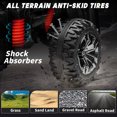 thumbnail image 3 of Joyracer 4x4 24 V VTT pour Enfants avec Télécommande, Jouet à Chevaucher 24 Volts à 2 Places, Quad 4 Roues 800 W pour Grands Enfants, Rouge, 3 of 12