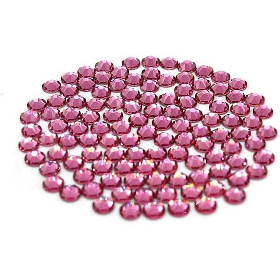Preciosa Viva Rhinestones - No Hotfix Flatback - Rose - SS20 (5mm) - Choose Your Quantity (144)