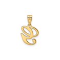 thumbnail image 3 of 14k Yellow Gold Script Initial G Pendant for Women, Polished Cursive Letter Necklace, Dainty Monogram Jewelry for Everyday Wear or Special Occasions, 3 of 6
