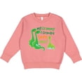 thumbnail image 2 of Inktastic My Grammy and Grandpa Love Me Grandson Dinosaur Toddler Sweatshirt, 2 of 4