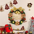 thumbnail image 7 of Hvmvliv 11.81in Artificial Christmas Wreath with Bow Front Door Xmas Wreath for Outdoor Christmas Decoration Multicolor, 7 of 7