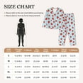 thumbnail image 4 of Balery Strawberry Pattern Pajama Sets for Women Long Sleeve 2 Piece Sleepwear Loungewear Sets Soft PJ's with Pockets Long Sleeve Comfy Pj Sets-Medium, 4 of 7