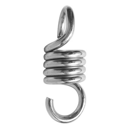 Hammock Extension Sturdy Steel Extension Spring 660LB Weight Capacity for Hammock Chair Hanging Porch Suspension Hooks Garden Swing Punch Bag ()