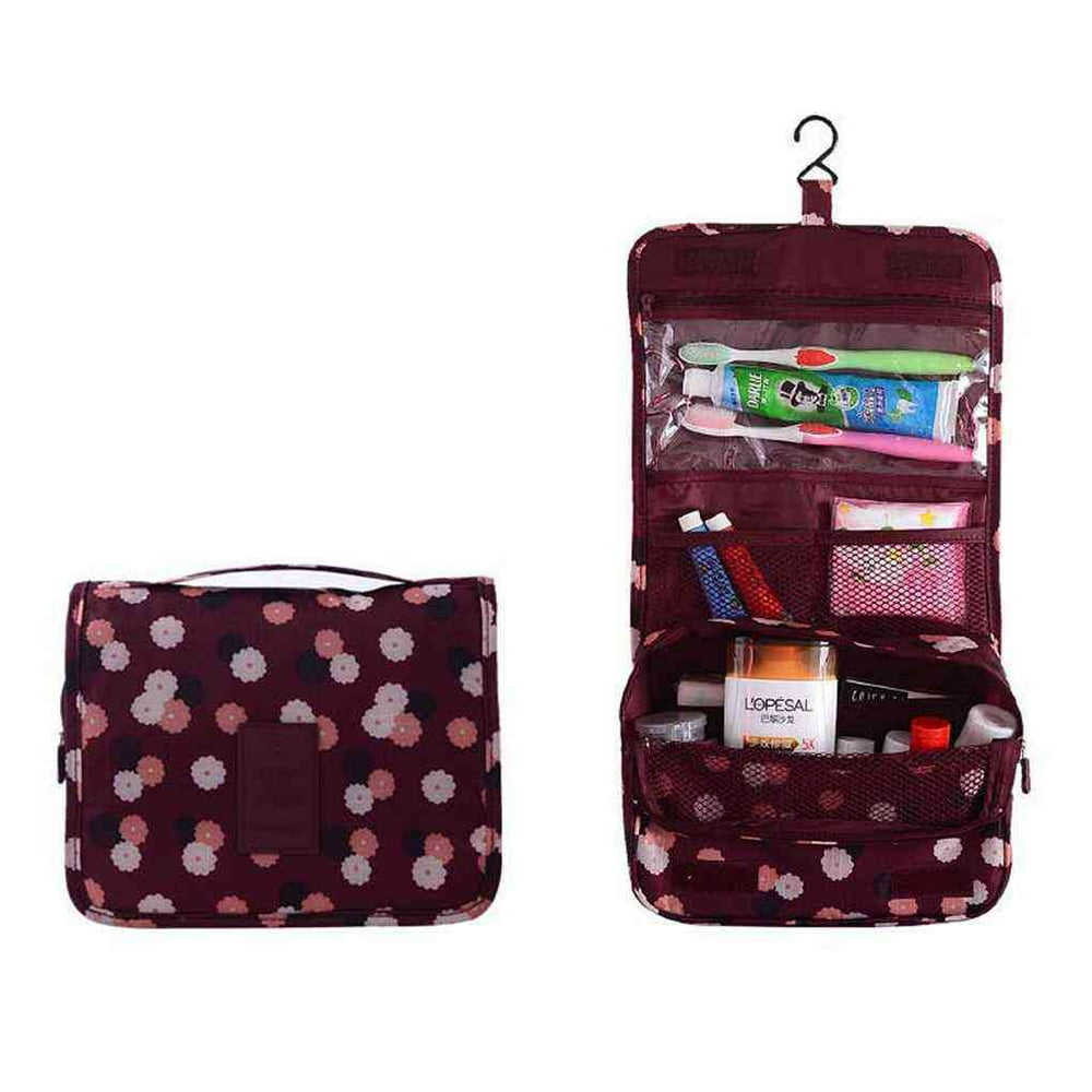 Travel Cosmetic Toiletry Bag Case Portable Storage Pouch Hanging Bag