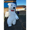 thumbnail image 4 of Disfraz inflable de oso polar gigante, disfraz de mascota de oso polar divertido para fiesta de disfraces de cosplay, disfraz de mascota inflable de peluche, 4 of 5