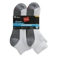 thumbnail image 2 of Hanes Men's Big and Tall X-Temp Cushioned with Arch & Vent Ankle Socks, 12 Pack, 2 of 5