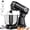 black, variant on Electric Stand Mixer 6.5QT, 3-in-1 12-Speed Tilt-Head Household Mixer with Dough Hook, Beater, Whisk for Kitchen, Food Mixer for Baking Bread Cake and Most Home Cooks, Black