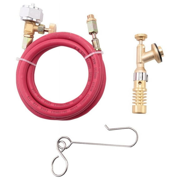 for Mapp Gas Turbo Torch Plumbing Turbo Torch with Hose for Solder Propane Welding Kit