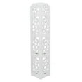 thumbnail image 3 of Daqing Carving Style Waterproof 120-Degree Angle 4 Layers Bathroom Cabinet Shelf White, 3 of 10