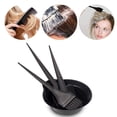 thumbnail image 4 of Juego de brochas y tazones para teñir el cabello, 4 uds., brochas para tazones de colores, juego de tazones para mezclar, peine para tinte de cabello, aplicador de tinte para teñir el cabello Ormromra  WRQX-357, 4 of 6