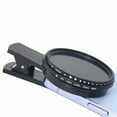 thumbnail image 6 of 52mm Phone ND Filter ND2 to ND400 Clip-on Variable Neutral Density Filter for Phone Mobile Smart Phone Camera, 6 of 7