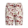 thumbnail image 4 of Wukai Mushroom Men’s Short Pajama Pants With Pockets Soft Sleep Pj Shorts for Men-3X-Large, 4 of 6