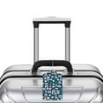 thumbnail image 5 of Disketp 2 Pcs Luggage Tag For Suitcase,Dental Seamless Leather Baggage Tag With Stainless Steel Loop Privacy Cover For Women Men Girls, 5 of 5