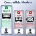 thumbnail image 3 of 2 HEPA + 4 Foam & Felt Filters Compatible with Shark Navigator Lift-Away Deluex NV350, NV351, NV352, NV355, NV356E, NV357, NV360, NV370, NV391, UV440, UV490, UV540, Part # XFF350 & XHF350, 3 of 9