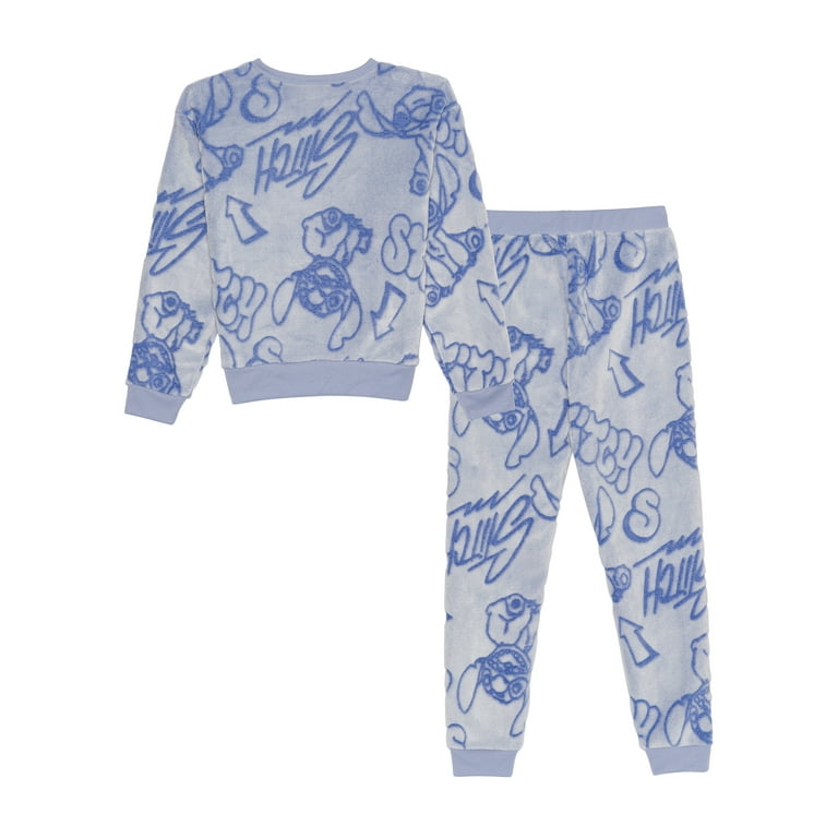 Jogging set con stampa Angel e Stitch