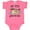 Hot Pink, variant on Inktastic My Titi Loves Me with Sloth and Hearts Boys or Girls Baby Bodysuit