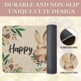 thumbnail image 4 of Easter Bunny Crossing Decorative Front Door Mat, Rabbit Flowers Floral Doormat Indoor Outdoor Non-Slip Floor Entryway Rug, Spring Holiday Home Kitchen Decoration 17x29 Inch, 4 of 6