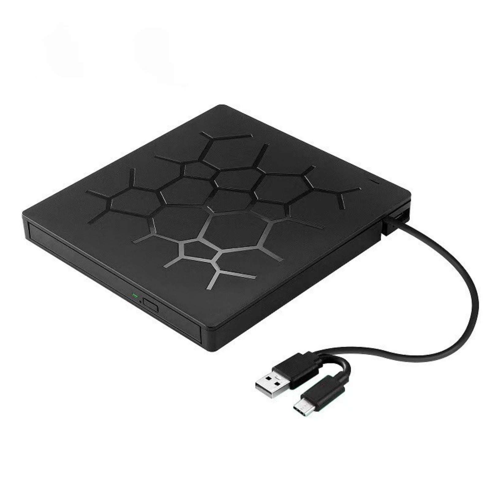 7 Port External Disc Drive USB3.0 Type C Disc Player Burning Compatibles Laptop Desktop Multiple Systems