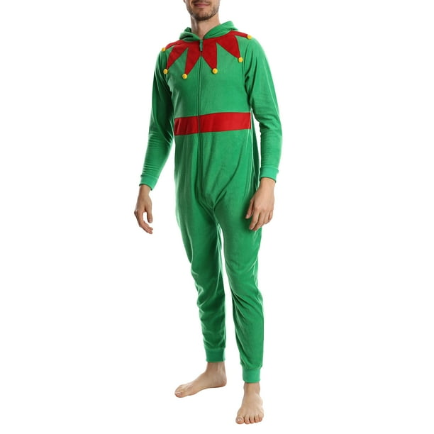 Pijama de elfo para Halloween con forma de mono, Sleephero, adulto y hombre