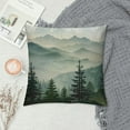 thumbnail image 2 of Creowell Mountain and Tree Lumbar Throw Pillow Cover  Decorative Bedroom Living Room Nature Landscape with Mountain Forest and Lake Rectanglar Cushion Case for Bed Sofa Couch, 2 of 5