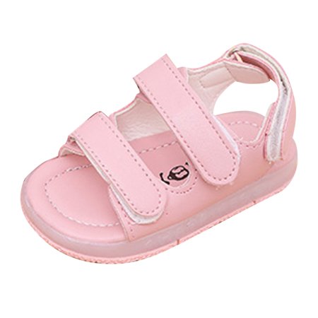 

Relanfenk Girls Sandals Toddler Kids Sport Boys Baby LED Luminous Shoes Sneakers