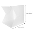 thumbnail image 2 of RENACLIPY Photo Studio Light Box White ABS Portable Photo Studio Prevents Shadows 1 Set, 2 of 8