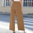 thumbnail image 7 of Lmnyox Wide Leg Trousers for Women Flowy High Waist Drawstring Lounge Pants Summer Casual Palazzo Pants, 7 of 7