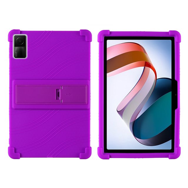 Stand Case For Xiaomi RedMi Pad 10.61 inch 2022 Stand Cover Tablet Funda RedMi Pad 10.61''Soft Silicone Adjustable Stand Shell PURPLE RedMi Pad 10.61 2022