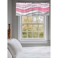 thumbnail image 3 of Pink Gray Waves Valances for Windows Abstract Water Ripple Modern Gradient Kitchen Valance Curtain Rod Pocket Small Curtains for Cafe Bathroom Laundry Basement 60" x 18", 3 of 8