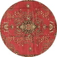 thumbnail image 1 of Ahgly Company Indoor Round Persian Brown Traditional Area Rugs, 3' Round, 1 of 4