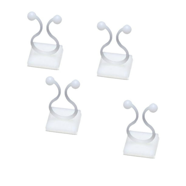 Billuyoard Ganchos adhesivos para pared de escalada de vid, ganchos adhesivos para fijación de vid, hogar, jardín, baño, 10 Uds. Jardín y Patio L