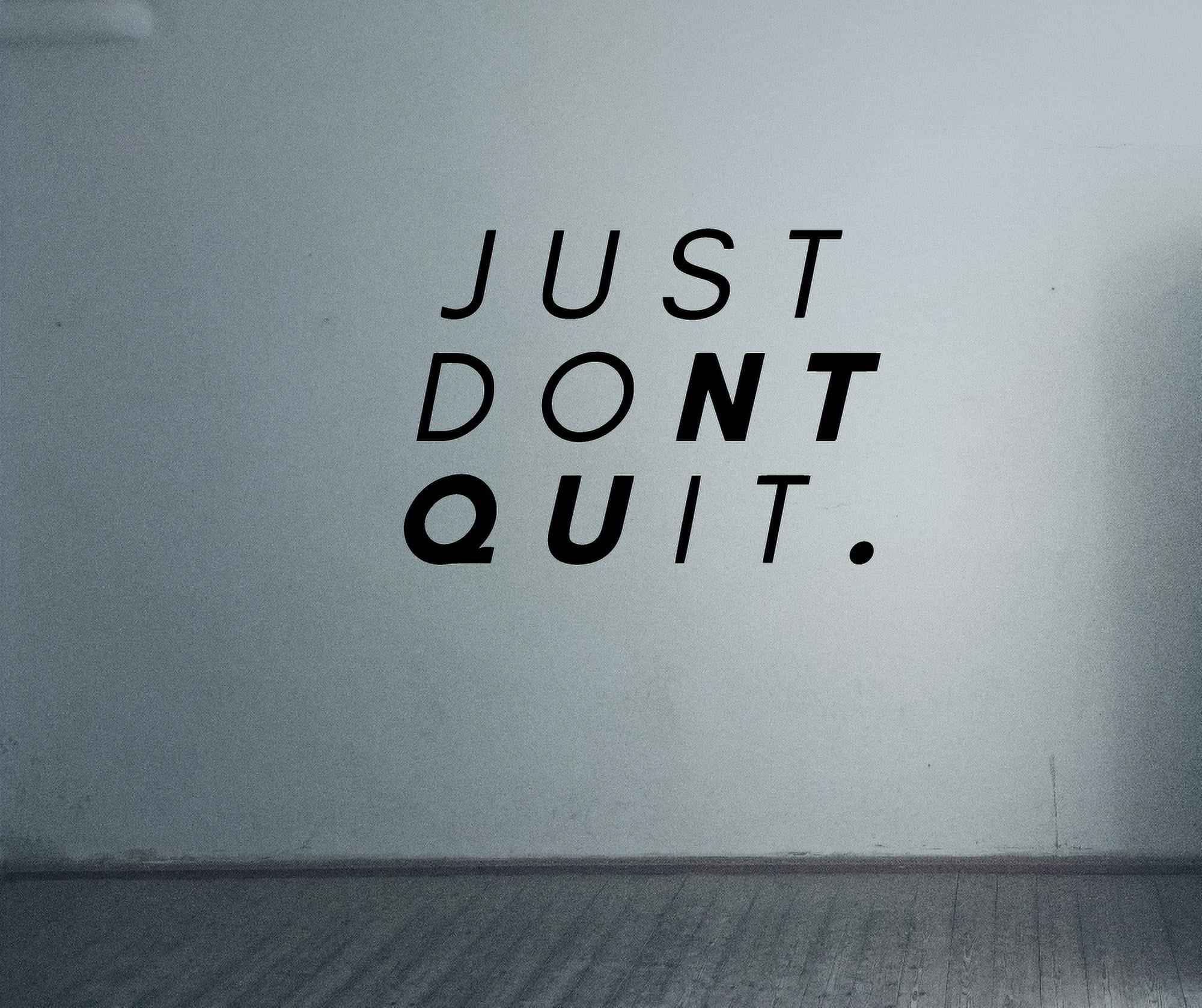 Don't Quit - Word Art SVG Cut file by Creative Fabrica Crafts · Creative  Fabrica