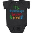 thumbnail image 3 of Inktastic My Great Grandpa Loves Me Boys or Girls Baby Bodysuit, 3 of 5