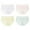 Multicolor, variant on ameIAEA Girl's 4 Pack Panty Set Cute Lace Trim Mid Rise Briefs Soft Breathable Kids Underwear